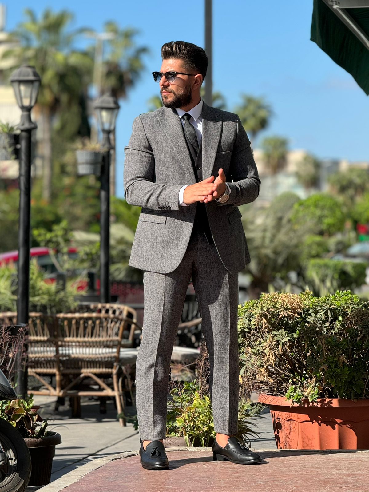 Dark Grey Suit & Vest