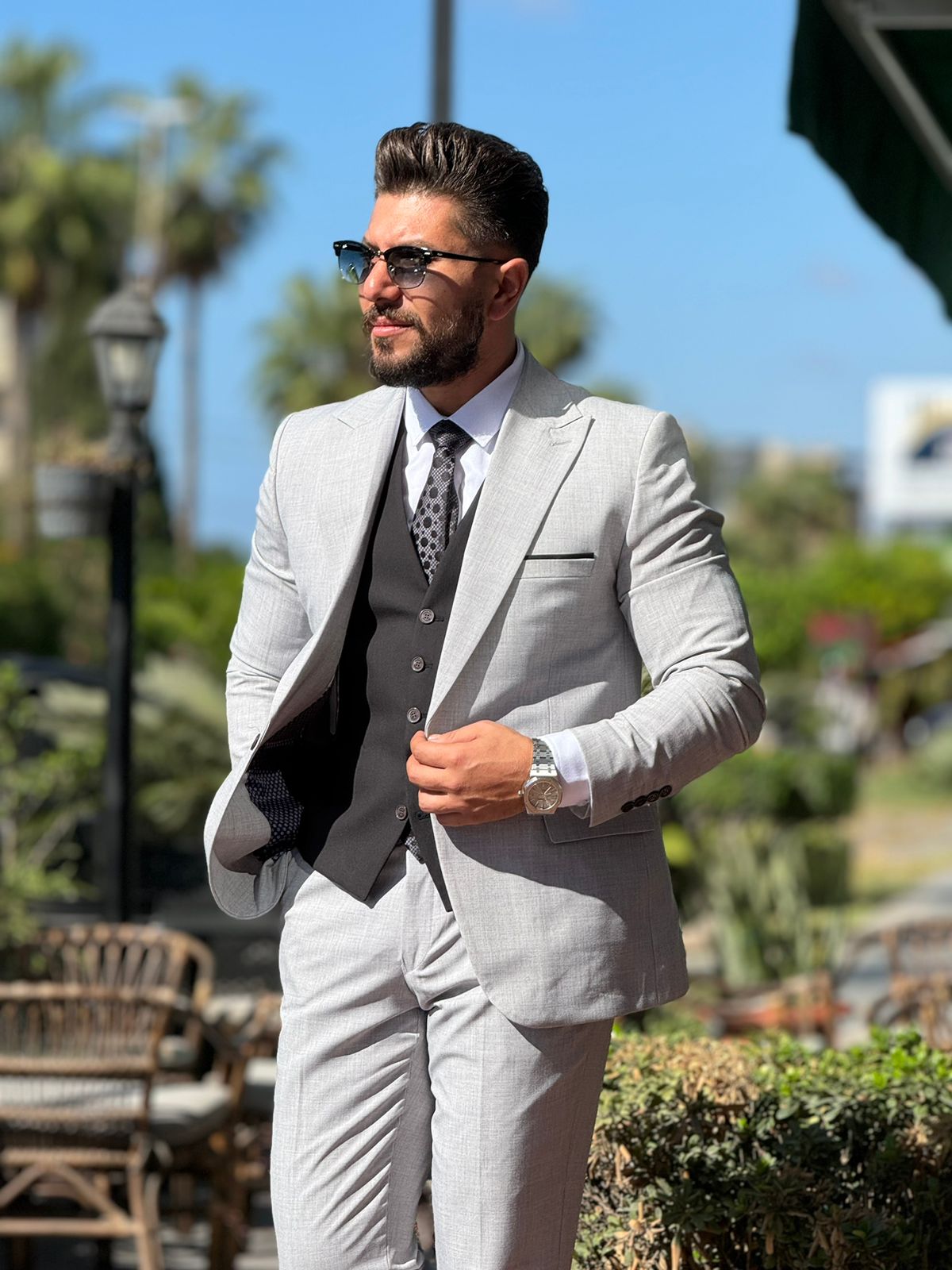 Grey Suit & Vest