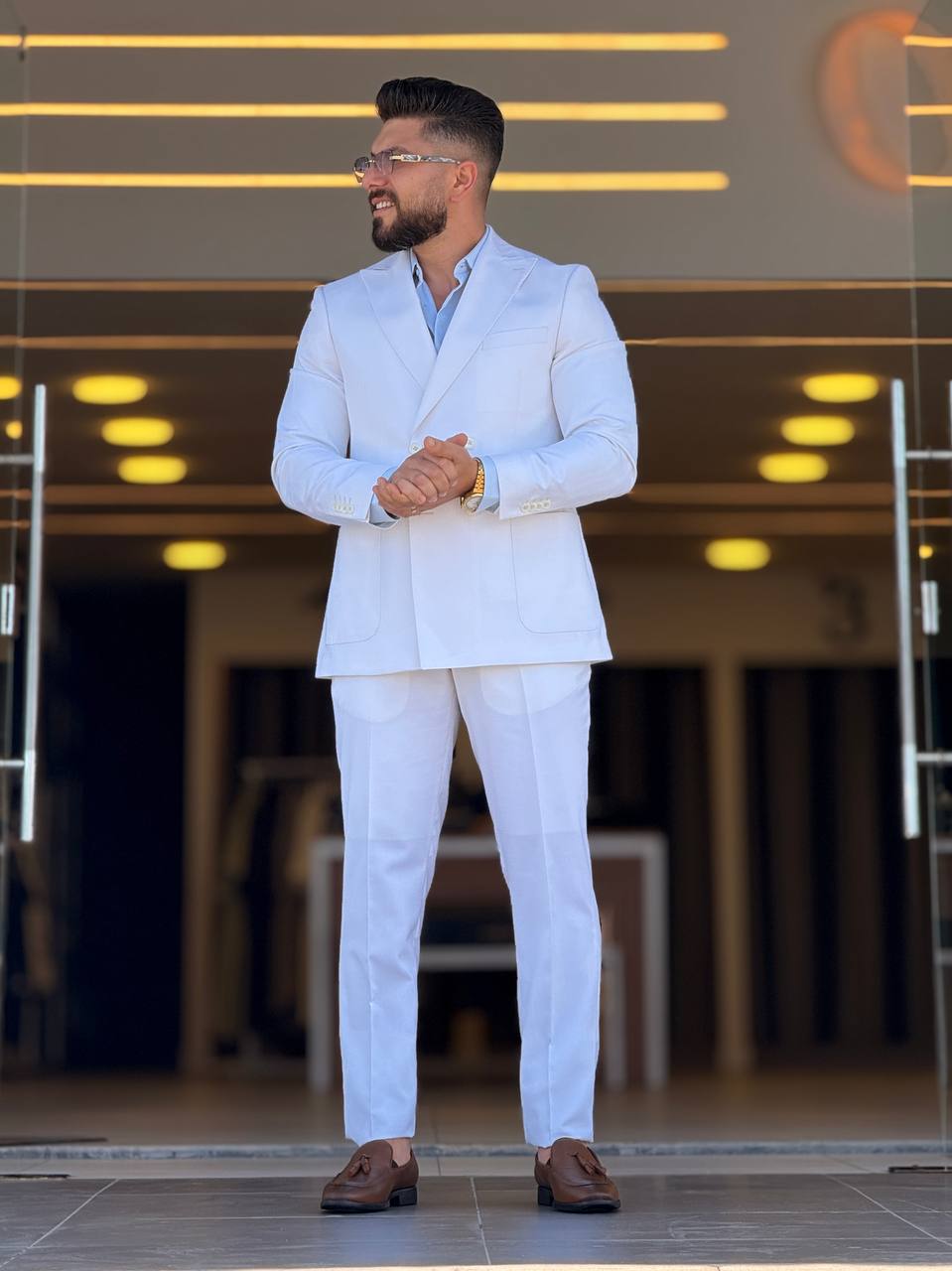 Off-White dubetti Peak Lapel Suit