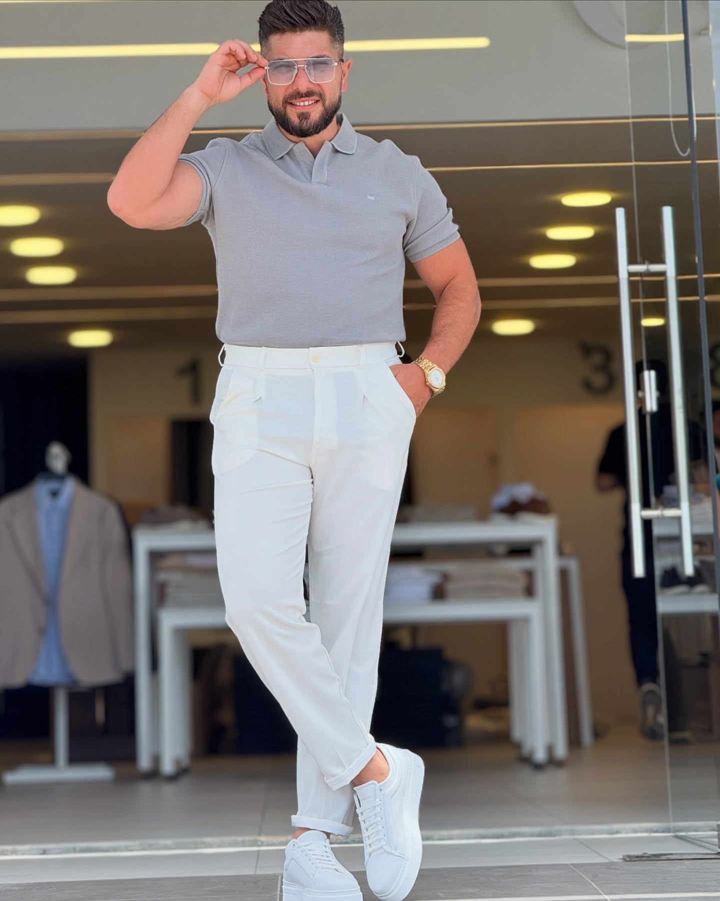 Light Grey Polo