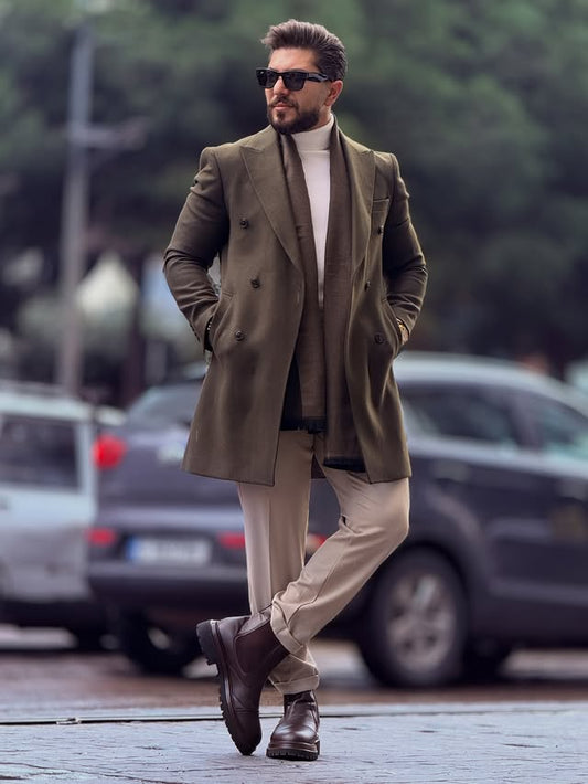 Olive Green Dubetti Coat