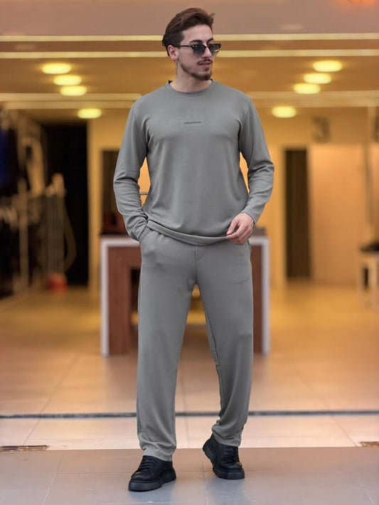 Grey Tshirt & Pants Set
