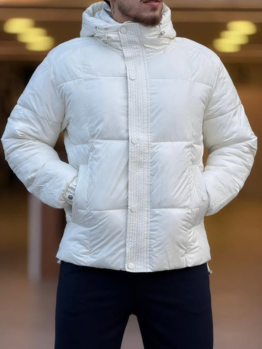 White Puffer Jacket