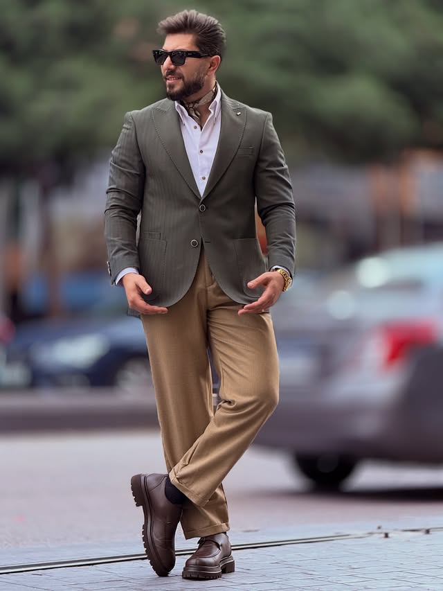 Olive Green Blazer