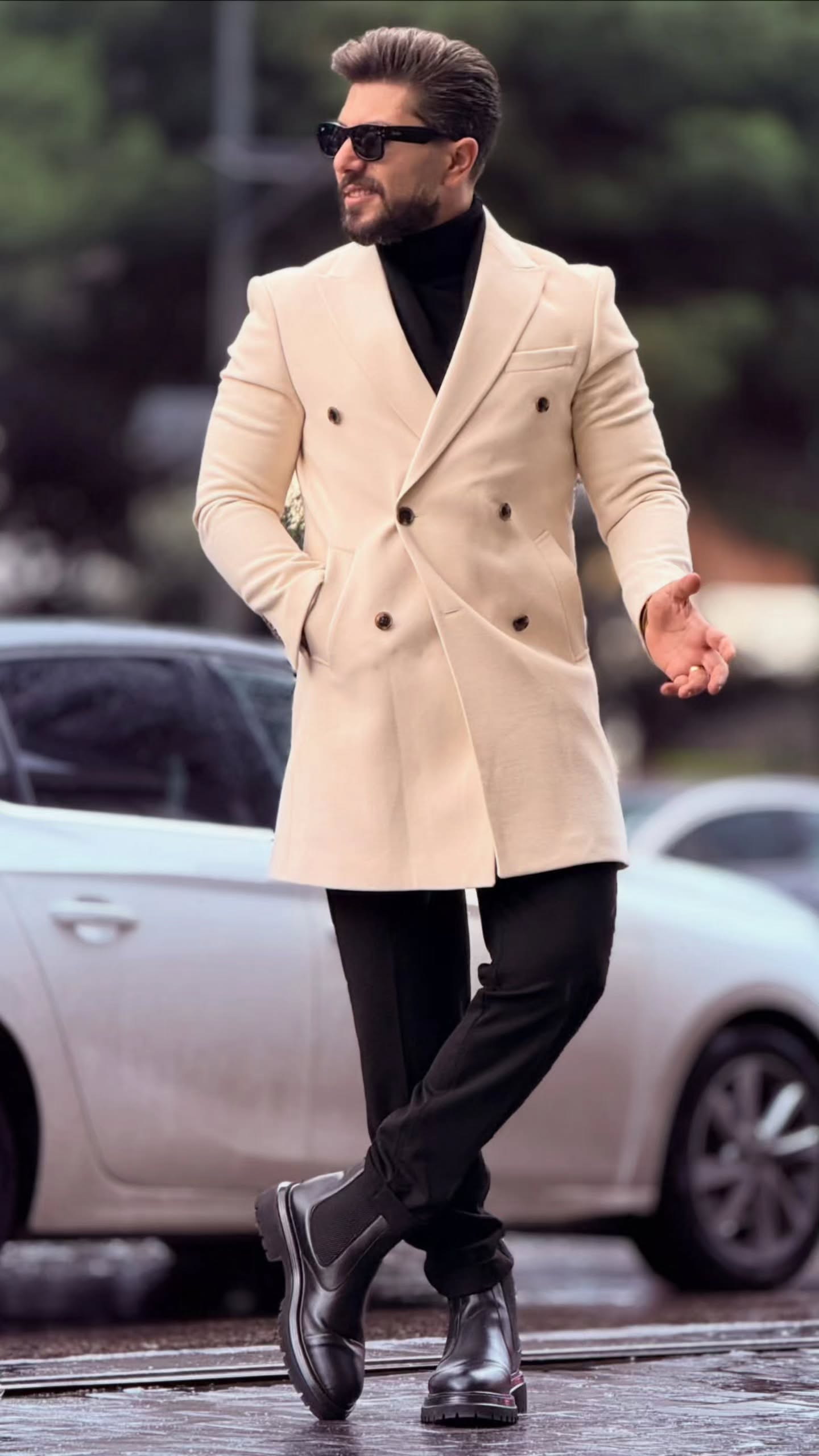 Dubetti Coat In Light Beige
