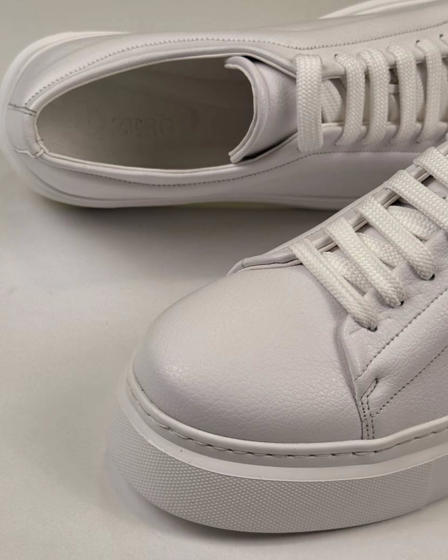 White Leather Sneakers