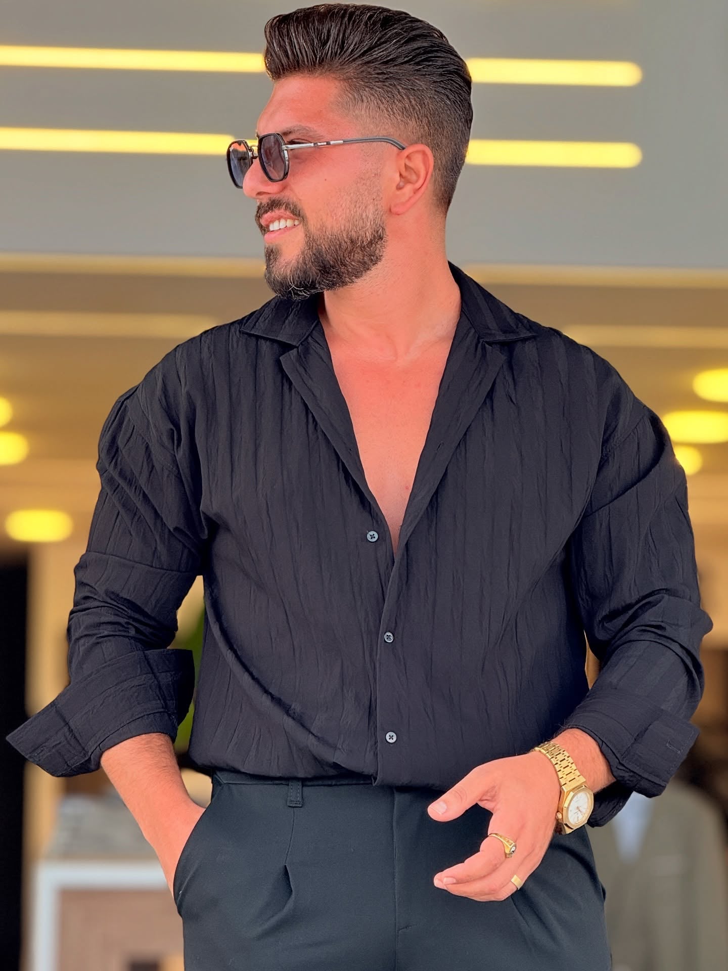 Black Shirt