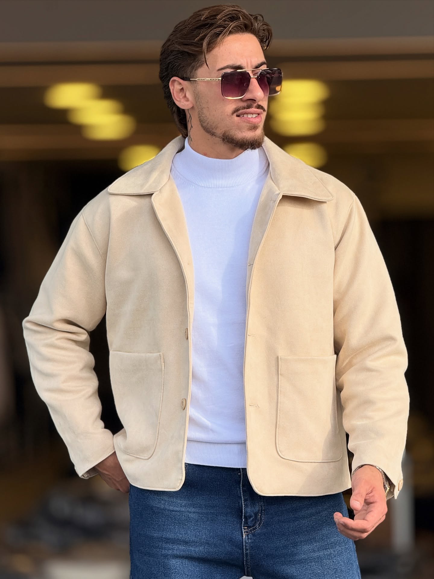 Beige Jacket
