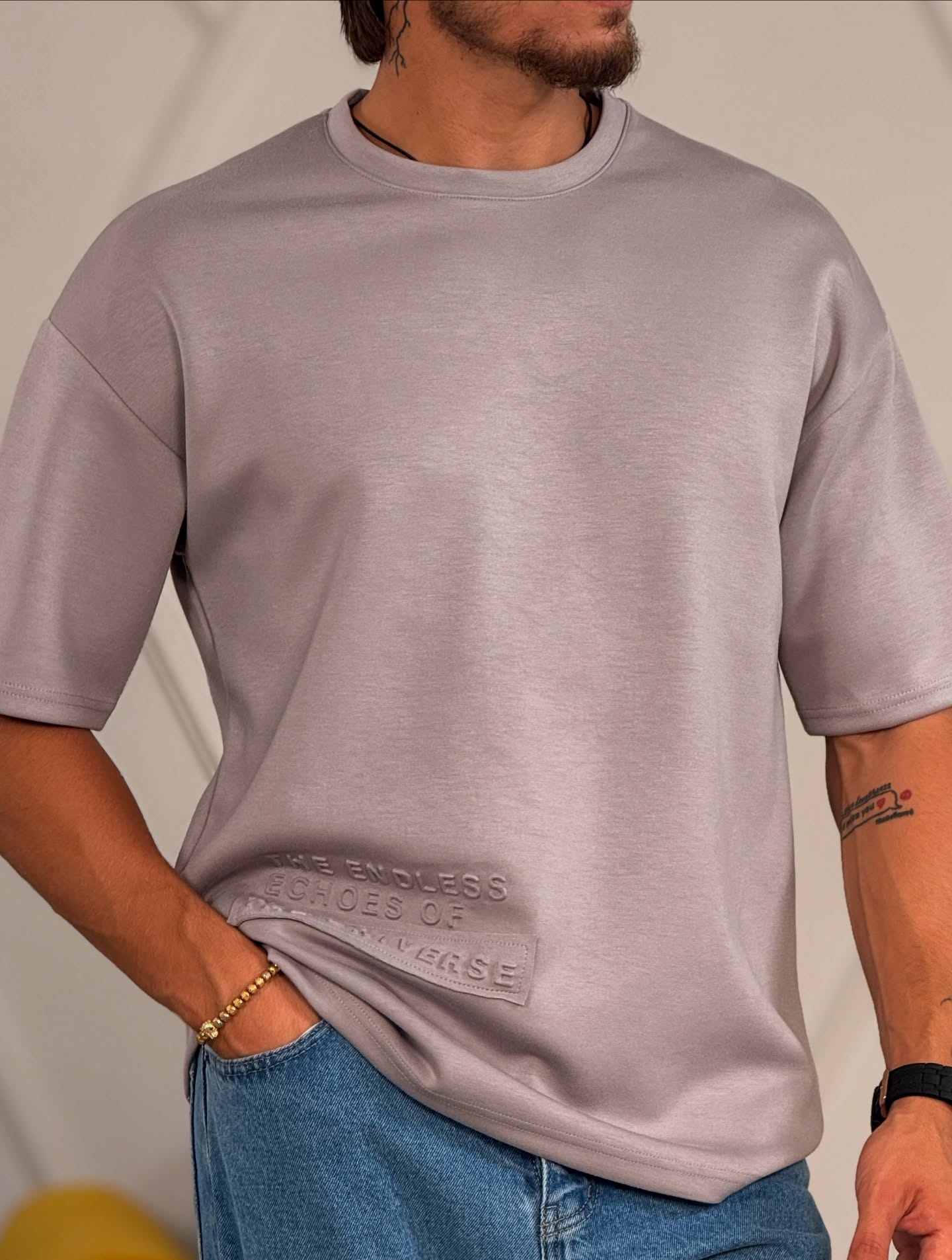 Gray Oversize T-Shirt