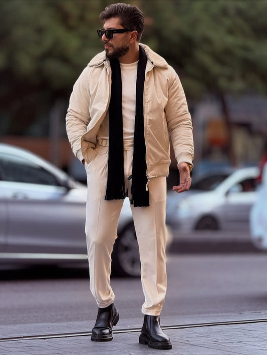 Beige Jacket