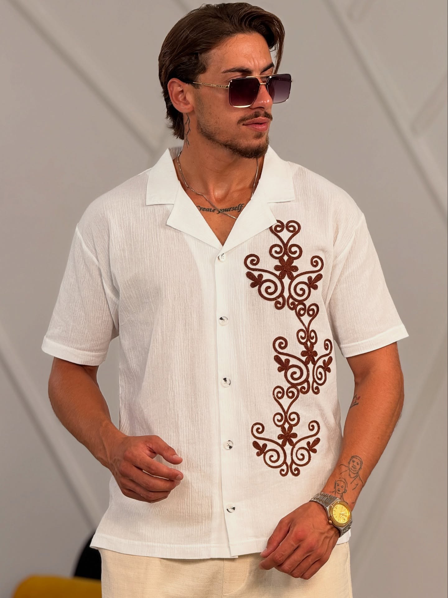 White Linen Shirt