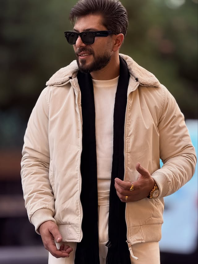Beige Jacket
