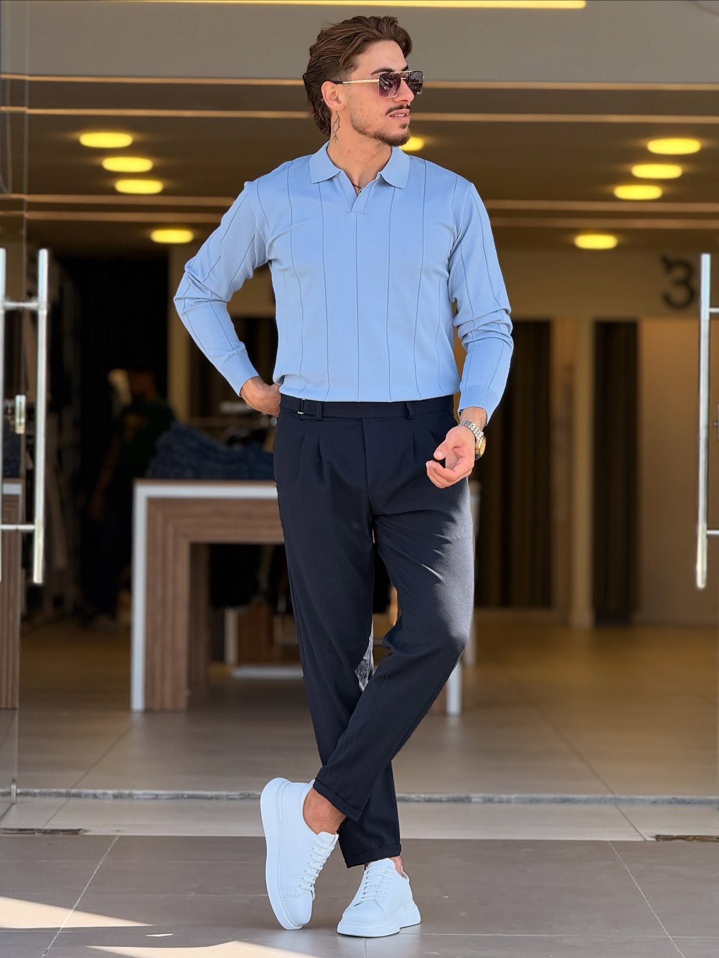 Baby Blue Polo