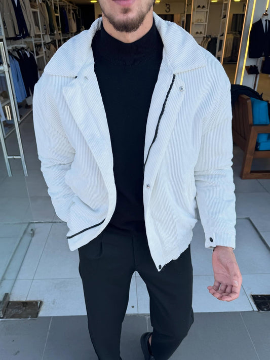 White Velvet Jacket