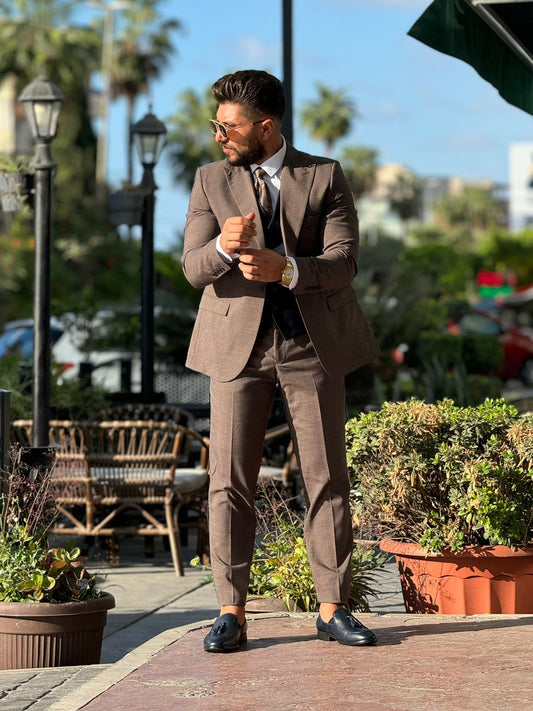Brown Suit & Vest