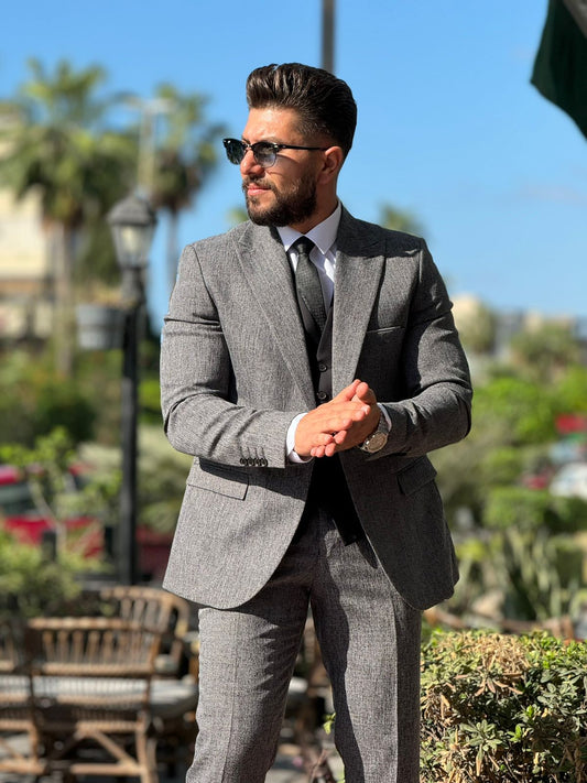 Dark Grey Suit & Vest