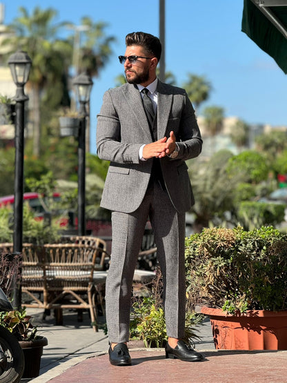 Dark Grey Suit & Vest