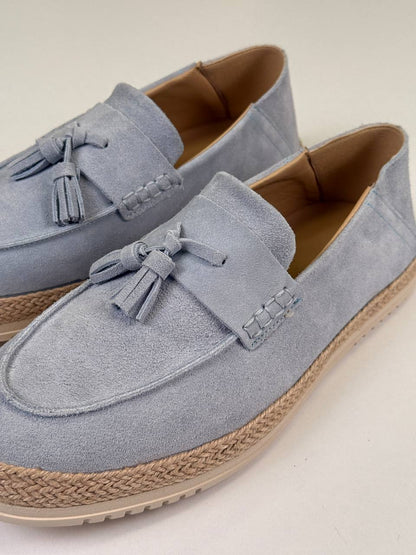 Baby Blue Loafers Chamois