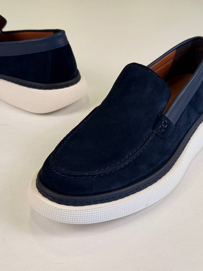 Navy Blue Loafers