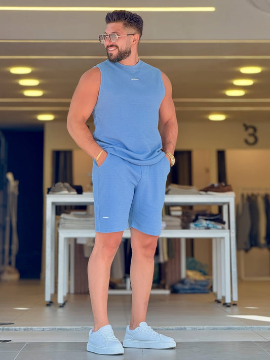 Blue I-Shirt Set