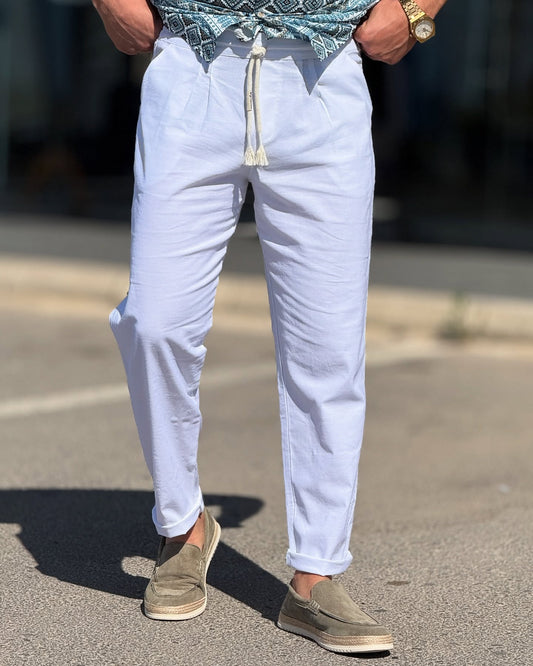 Light Blue Linen Pants