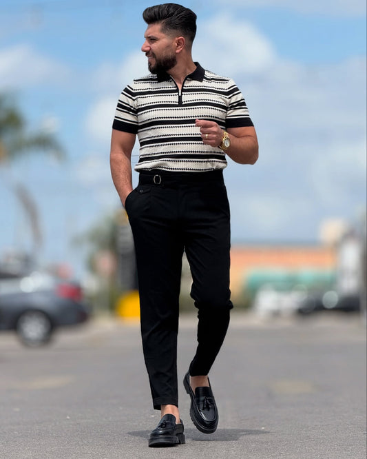 Black & White Polo