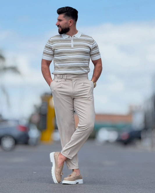 Blue & Grey Polo