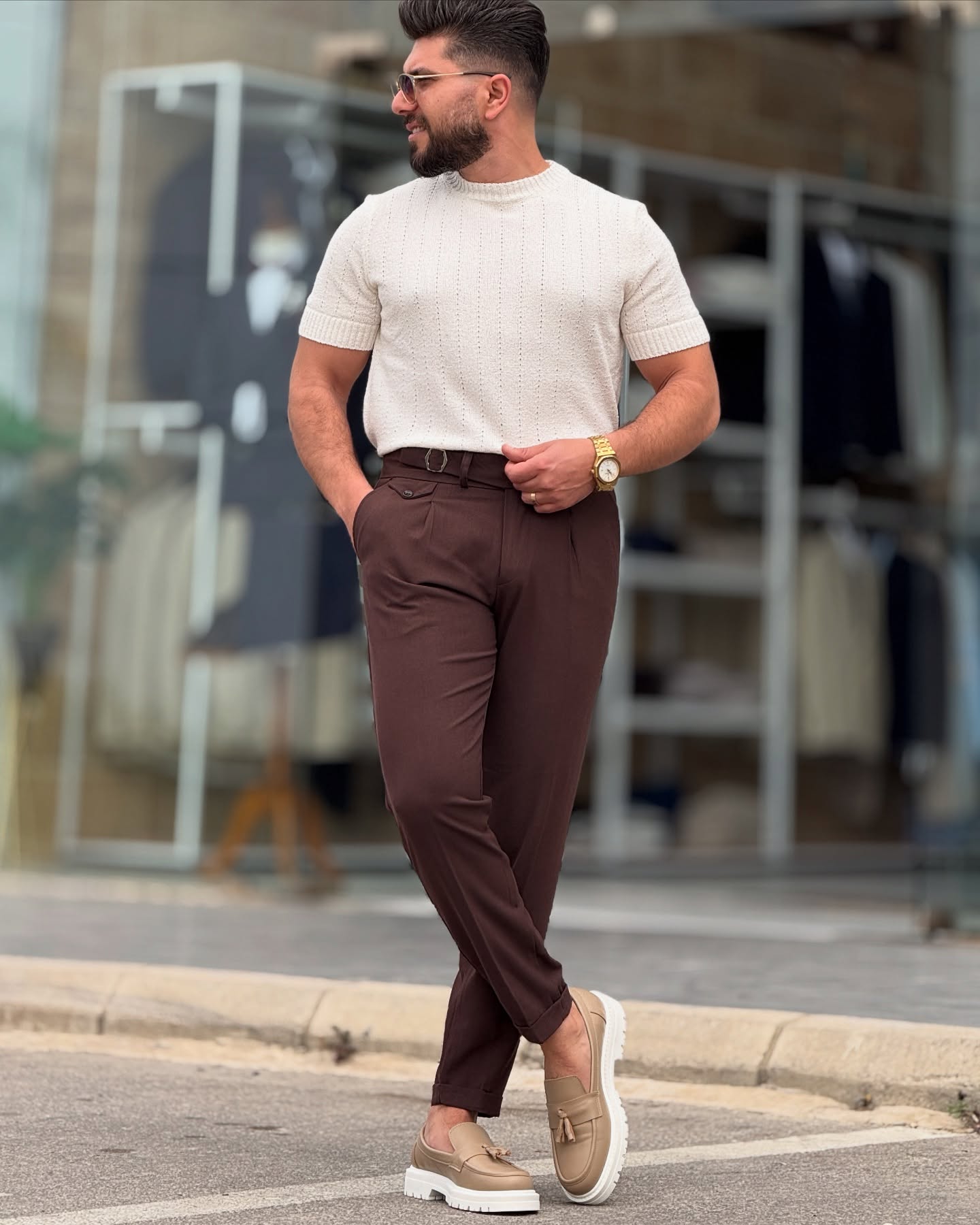 White Round Neck T-Shirt