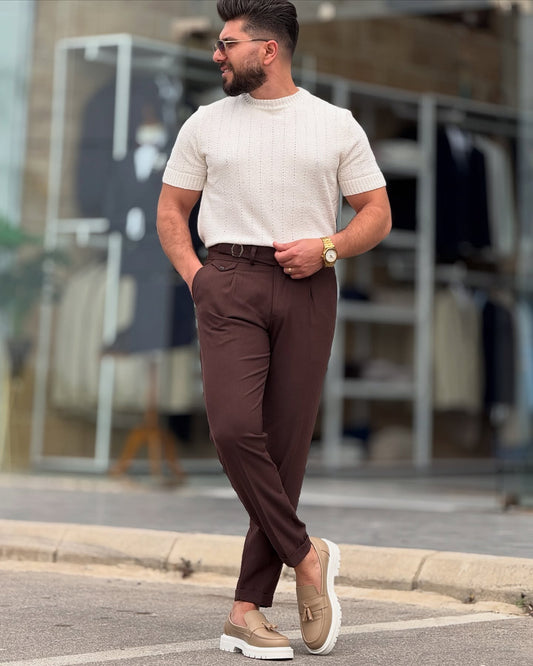 White Round Neck T-Shirt