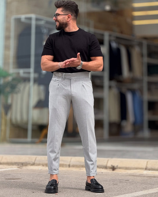 Black Round Neck T-Shirt