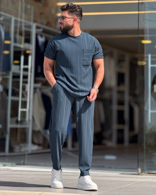 Petroleum T-Shirt Set