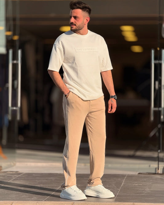 White Round Neck