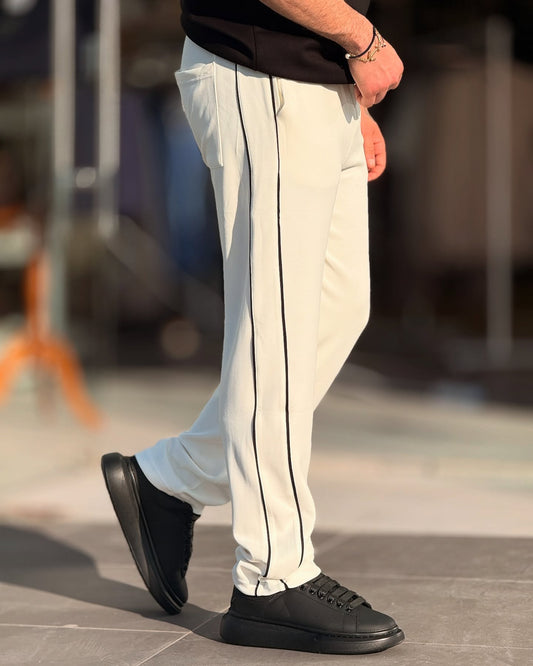 Cotton Pants In White
