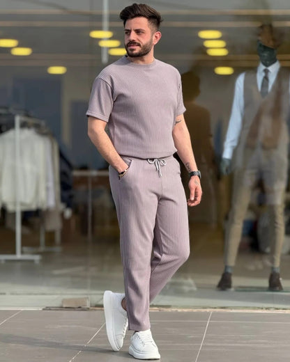 Grey T-Shirt Set