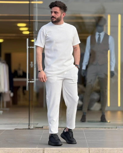 White T-shirt Set