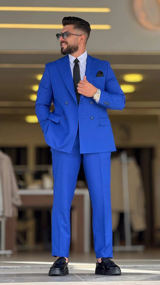 Navy Blue Dubetti Suit