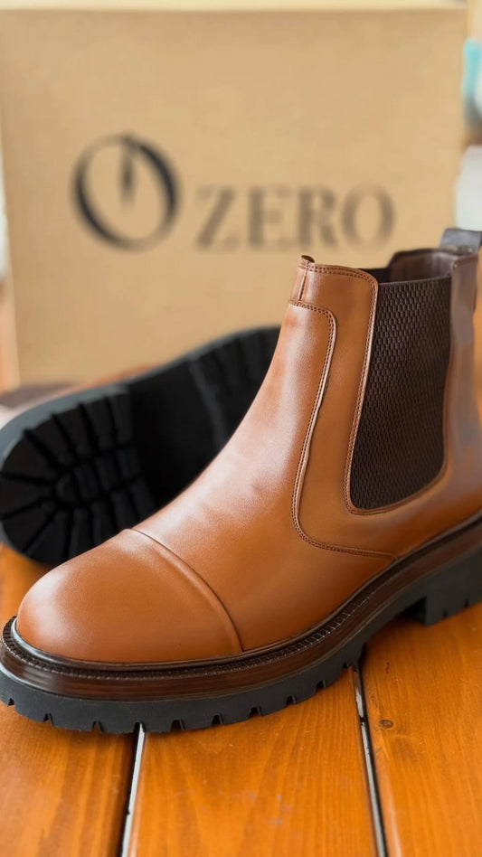 Ozero Leather Boots In Havan