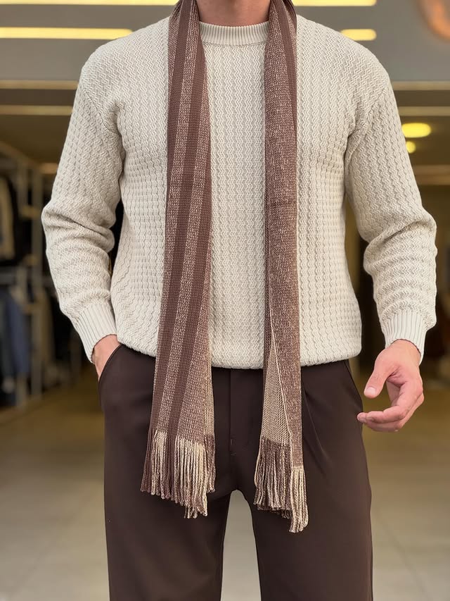 Knitted Wool Sweatshirt