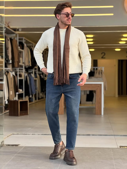 Knitted Wool Sweatshirt