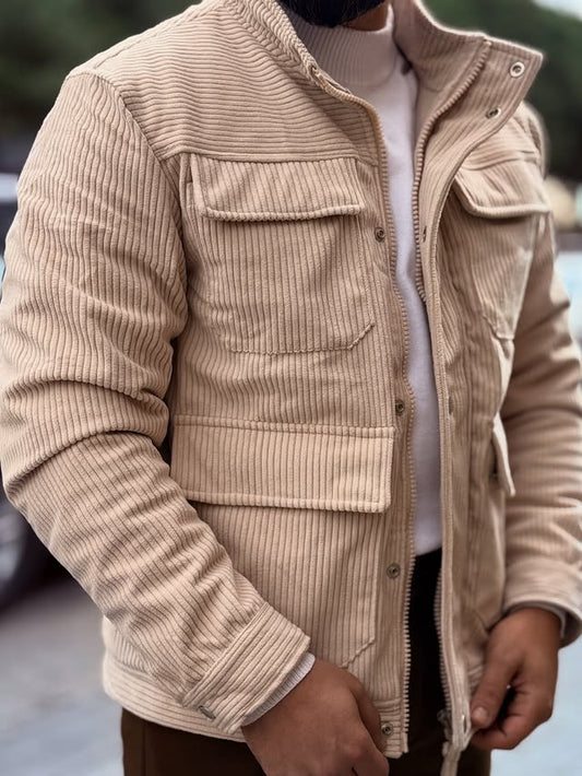 Beige Casual Jacket