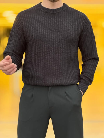 Black Knitted Sweater