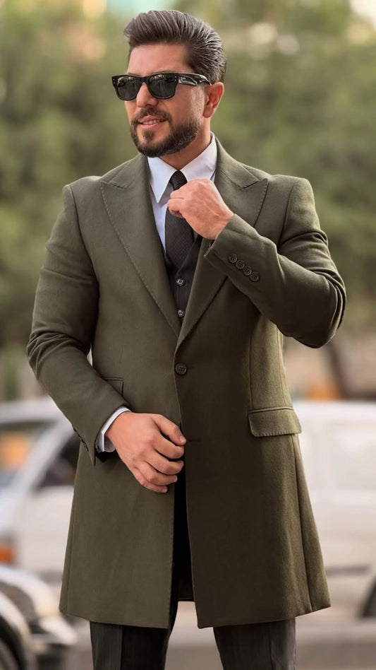 Olive Green Over Coat
