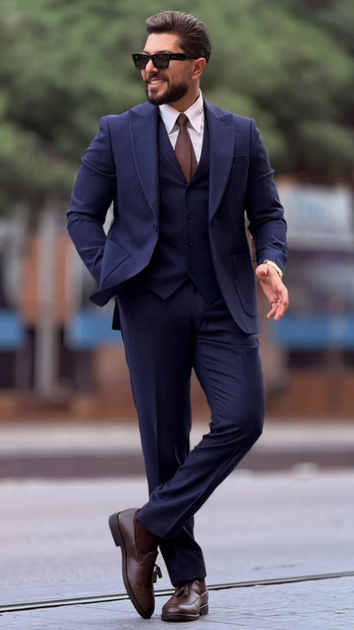 Navy Blue Ozero Suit