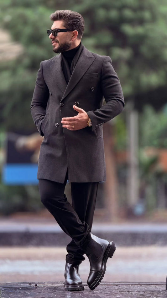 Dark Gray Overcoat