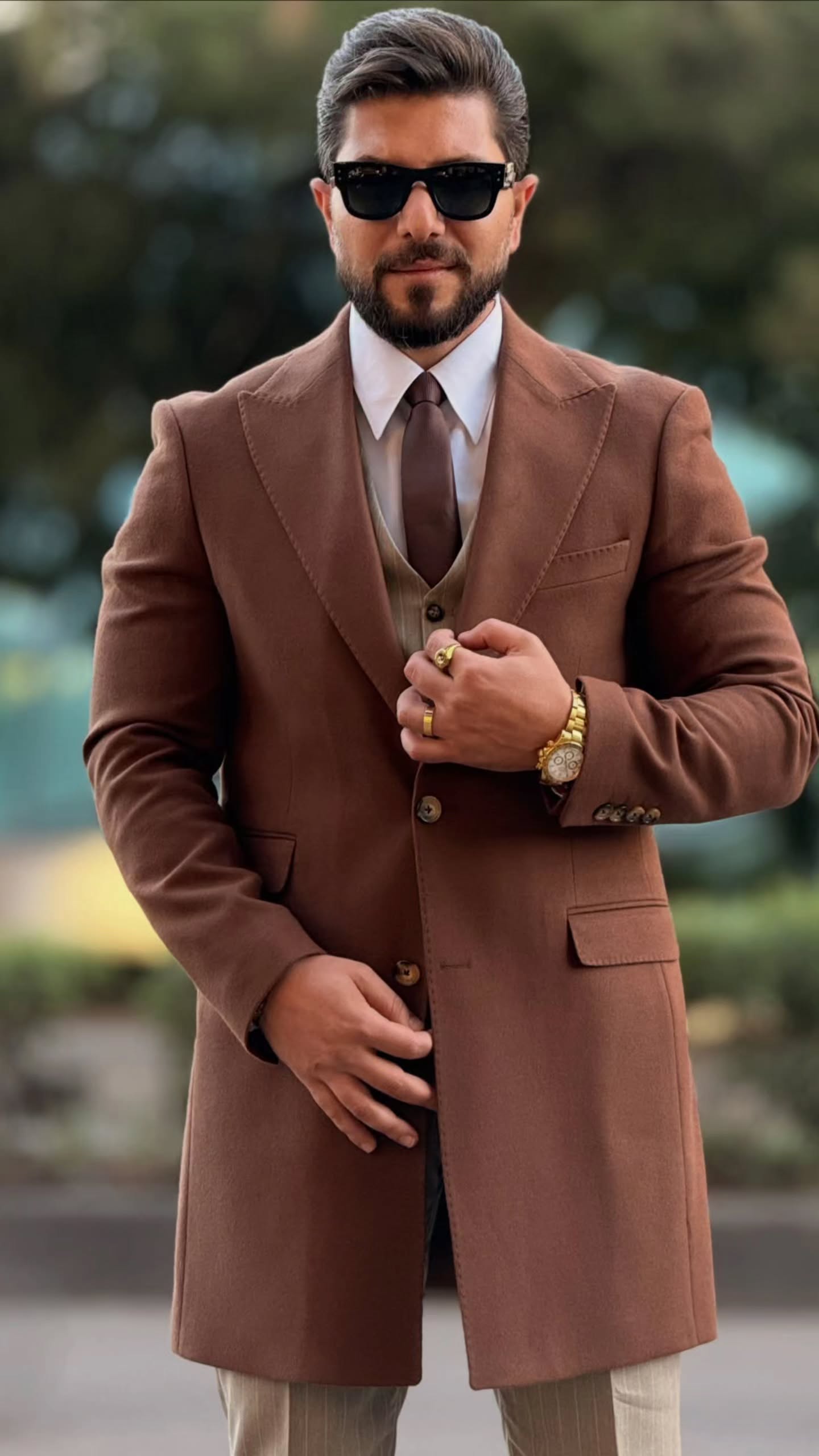 Brown Overcoat