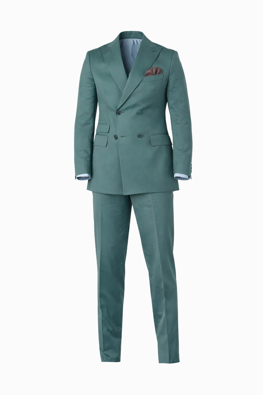Olive Green Dubetti Suit
