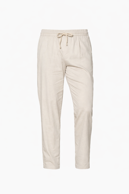 Light Beige Linen Pants