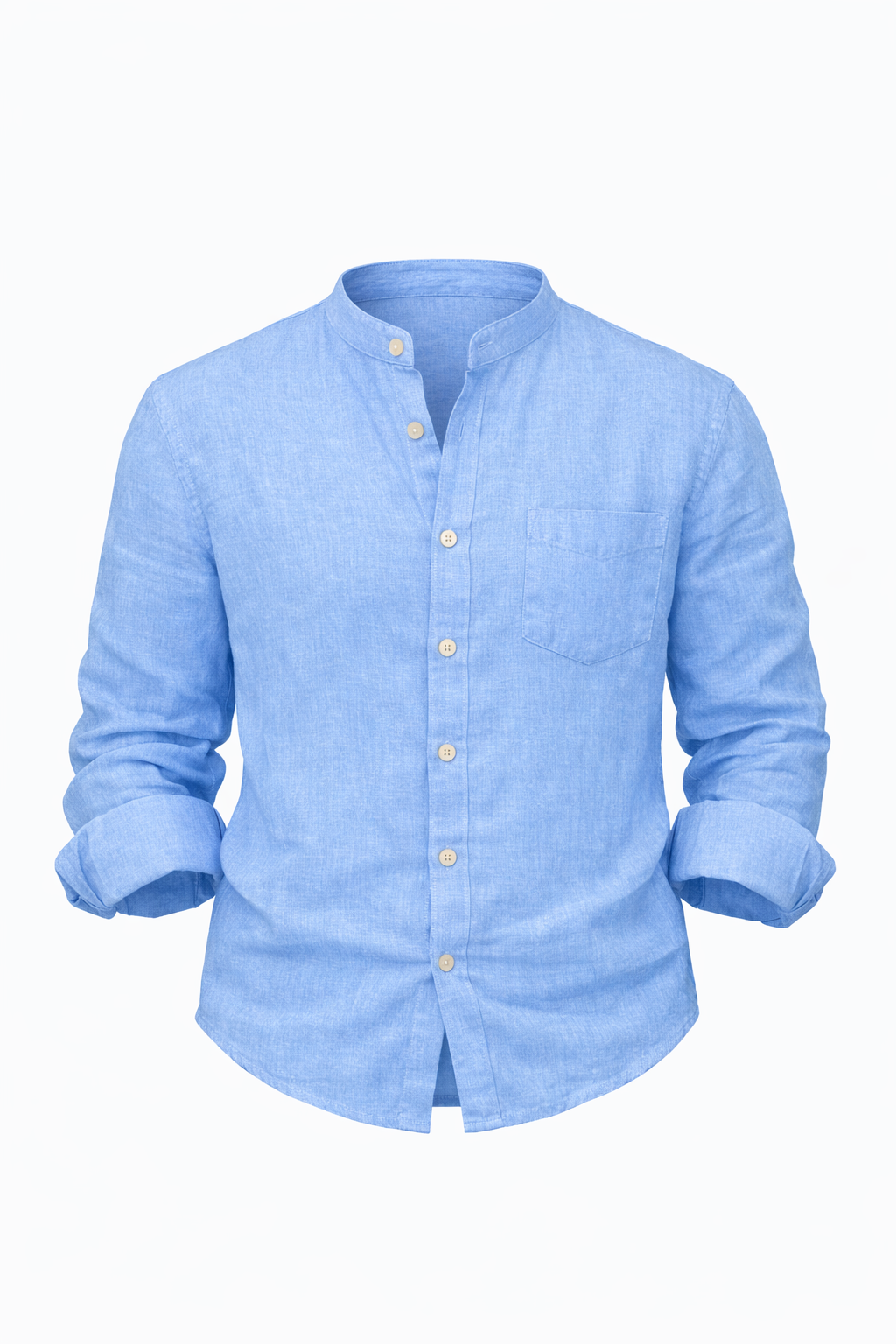 Baby Blue Linen Shirt