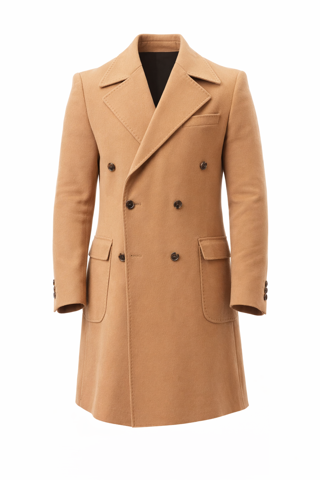 Notch Lepel Dubetti Coat In Beige