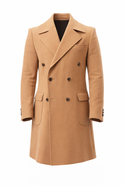 Notch Lepel Dubetti Coat In Beige